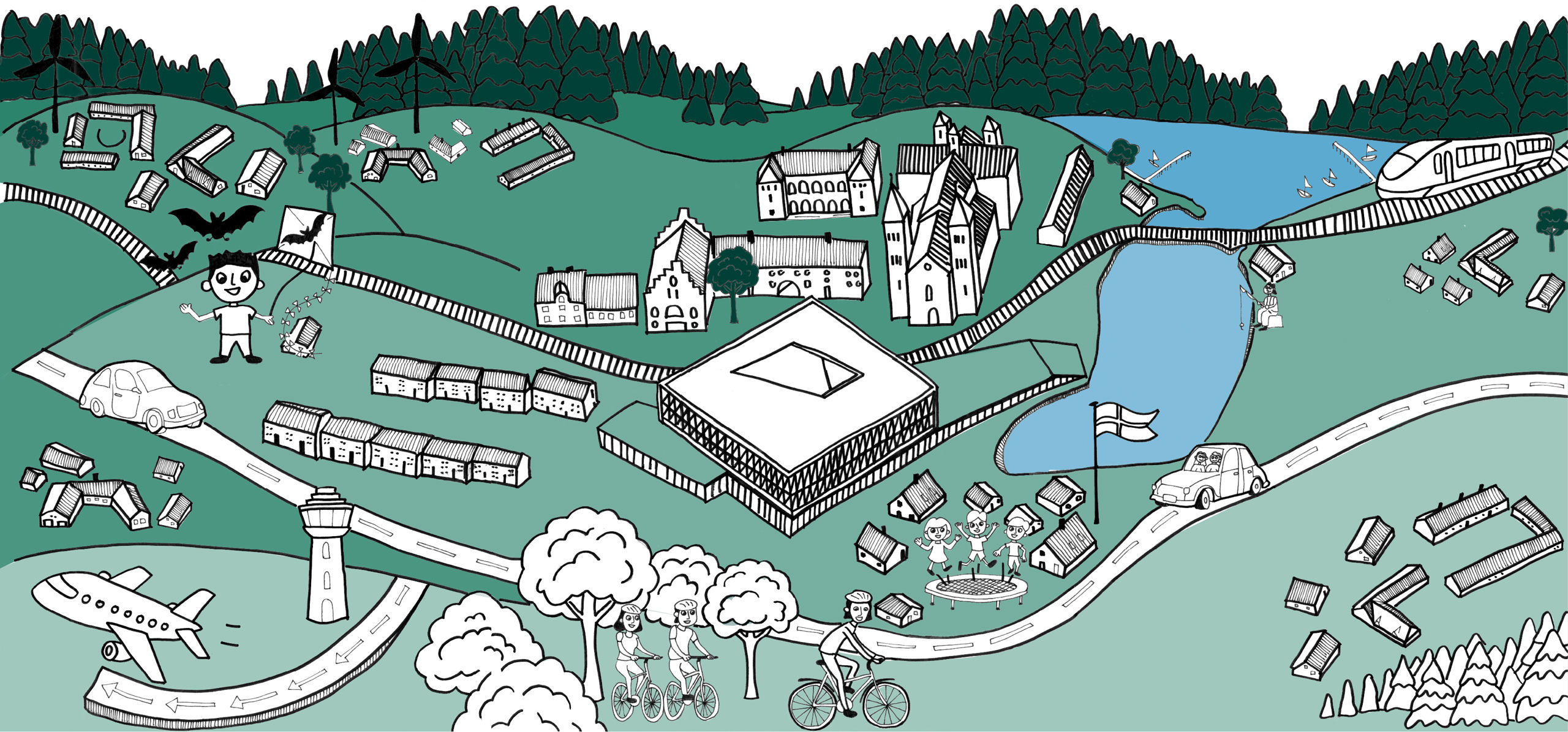 Illustration af Kommuneplan