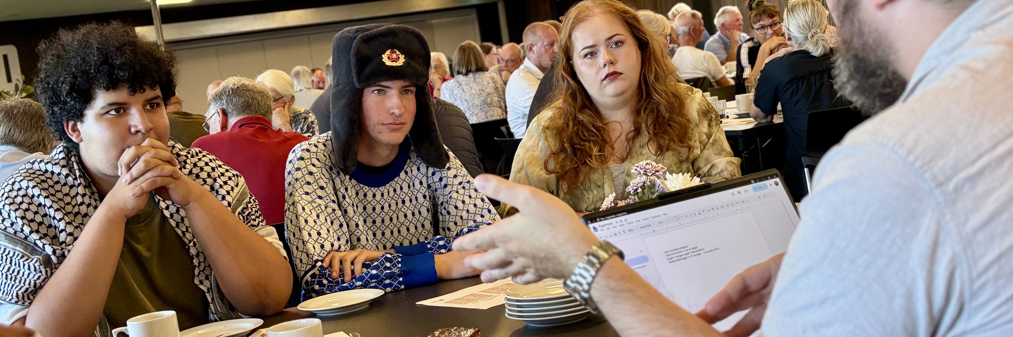 Unge til borgermøde om budget torsdag den 27. august 2026