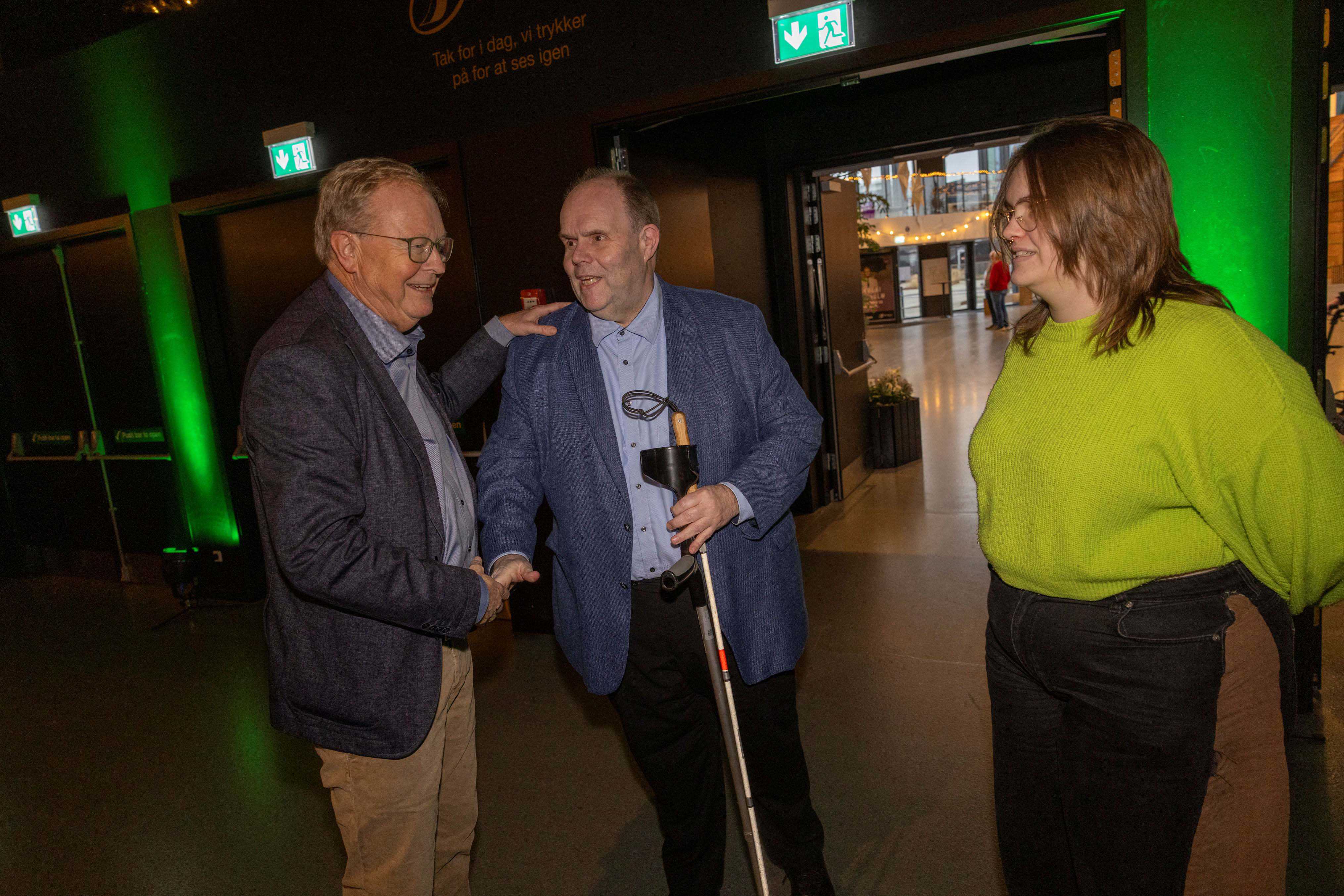 Ulrik Wilbek kunne bl.a. byde velkommen til formand for Danske Handicaporganisationer, Thorkild Olesen