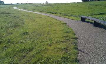 Stien på Kirkebakken