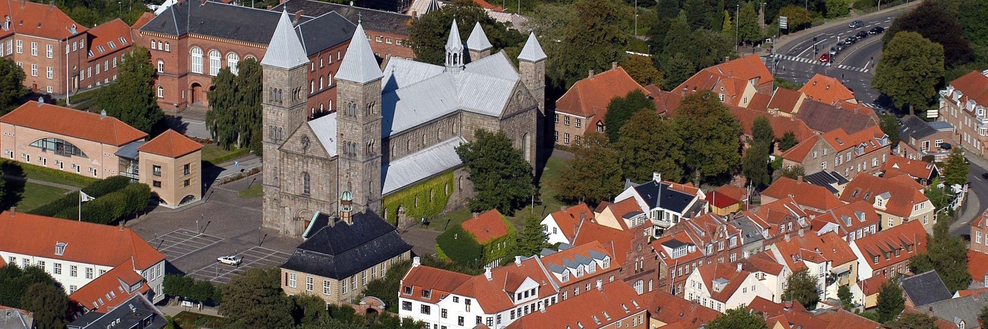 Luftfoto af Viborg Domkirke
