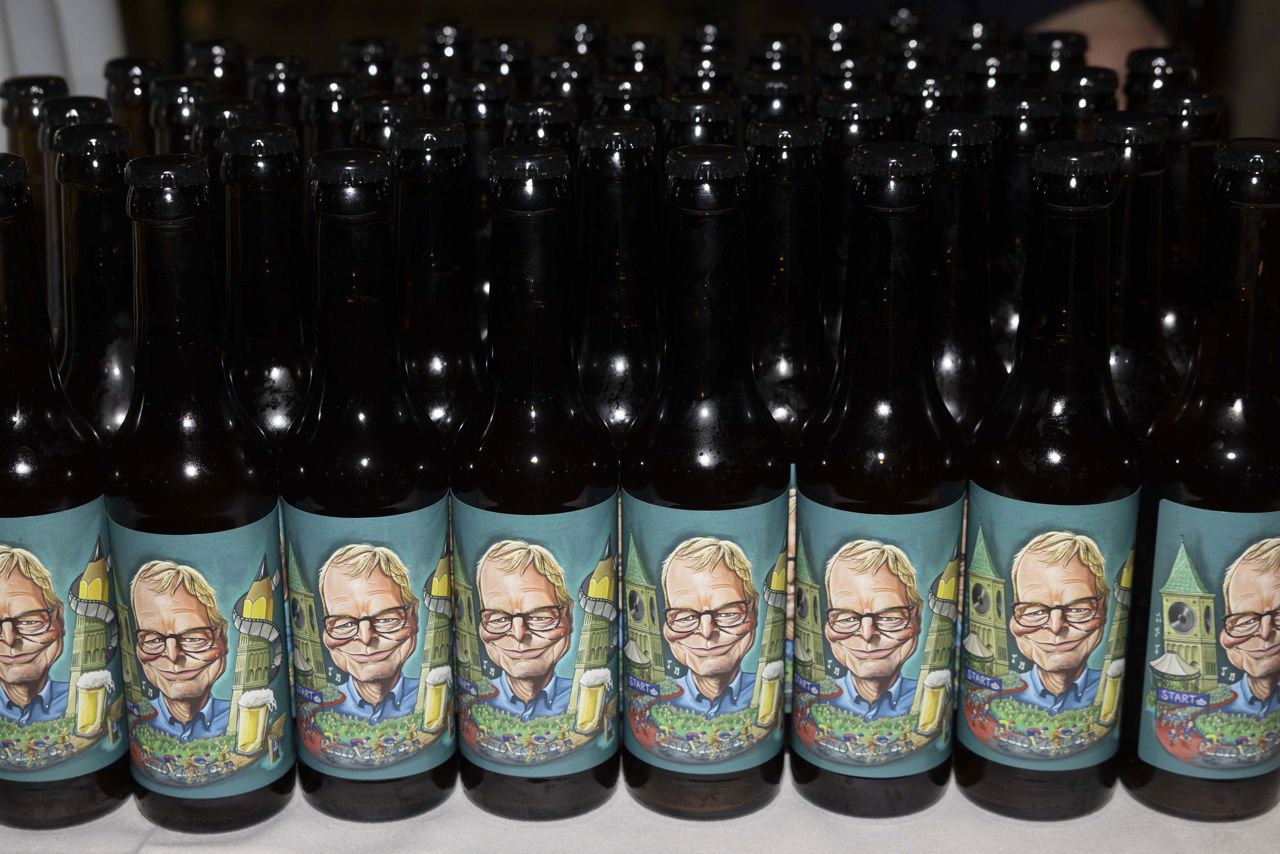 Viborgs tre bryggerier var gået sammen om at brygge - Willbeer - en helt ny øl med Ulrik Wilbeks kontrafej