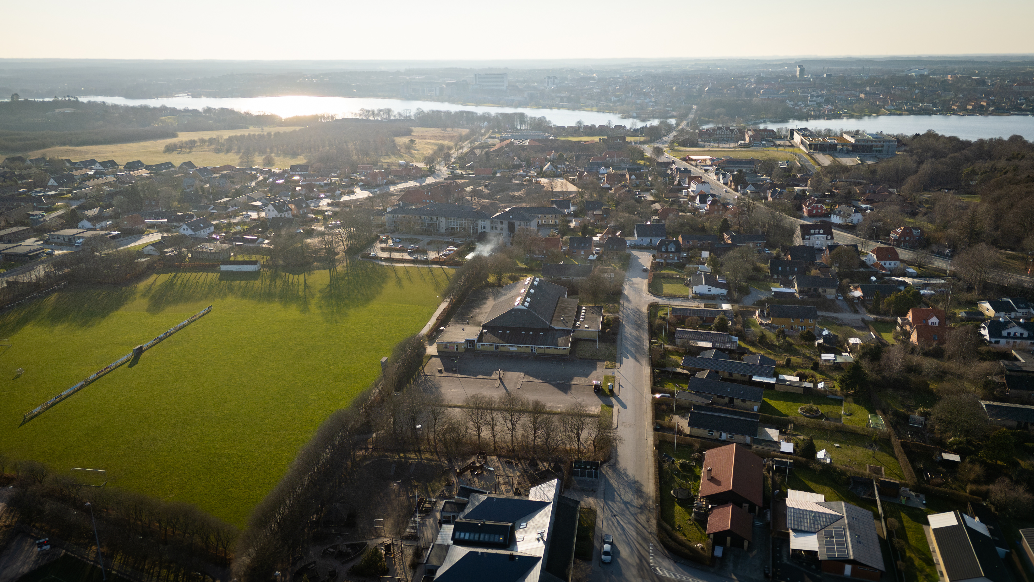 Luftfoto af Toftegårdsvej 8 og 8G
