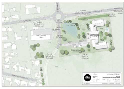 Skitseforslag til indretning af området i Hammeshøj