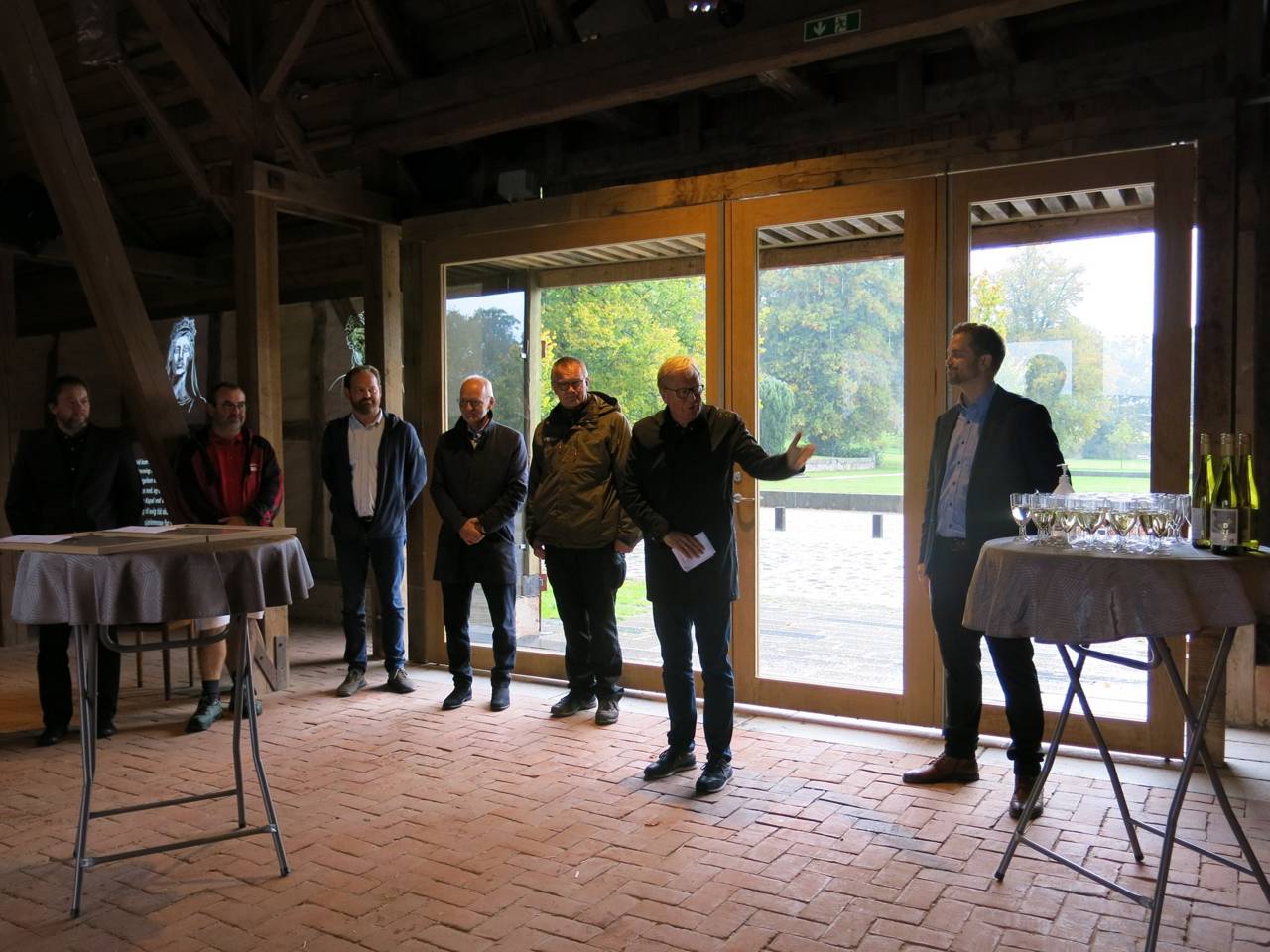 Indvielse af De fem Halder 2022 - borgmester Ulrik Wilbek holder tale