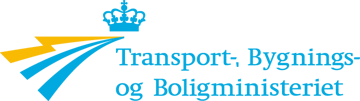 Logo for Transport-, Bygnings- og Boligministeriet