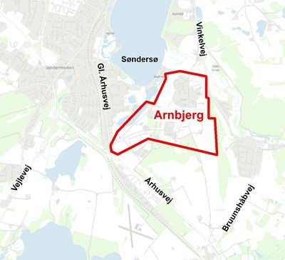 Oversigtskort - Arnbjerg