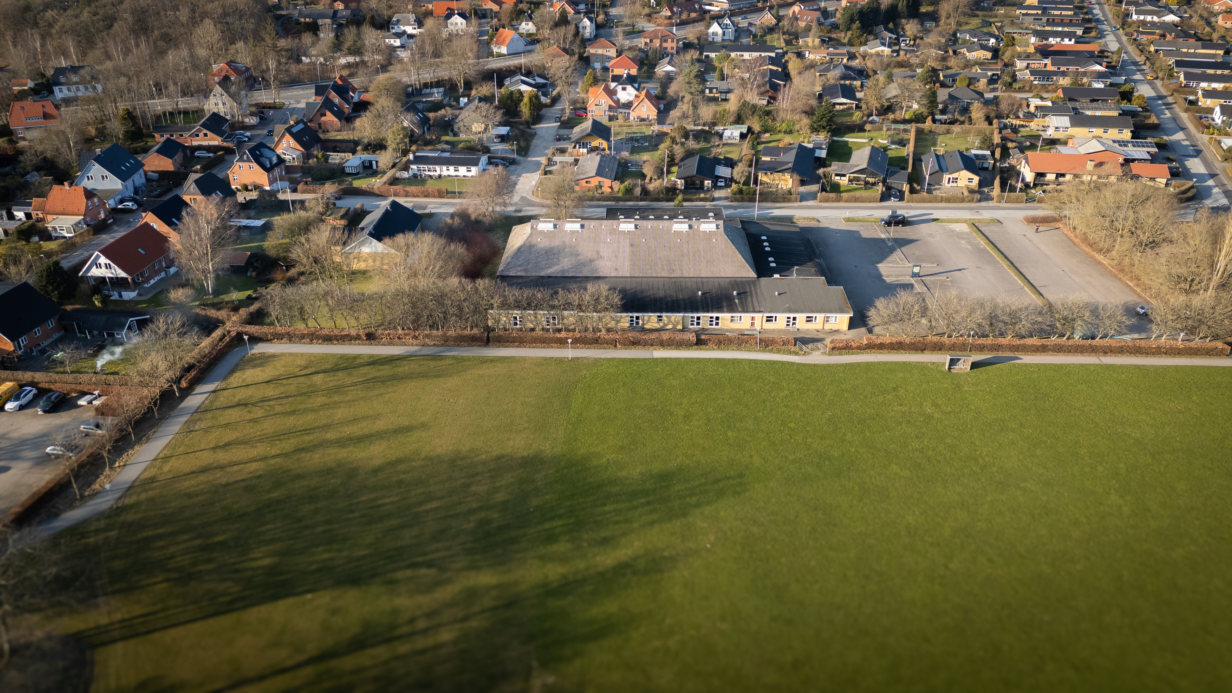 Luftfoto af Toftegårdsvej 8 og 8G