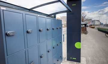 Bagagebokse ved Viborg station