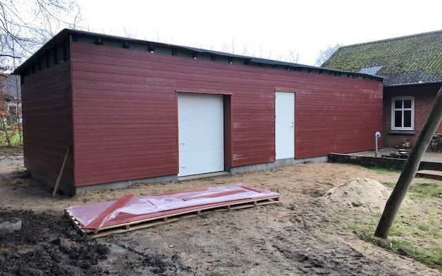 Tilbygning til Nr. Rind forsamlingshus